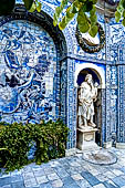 Lisbona, Palacio Frontiera - i pannelli di azulejos della Galeria das Artes. 